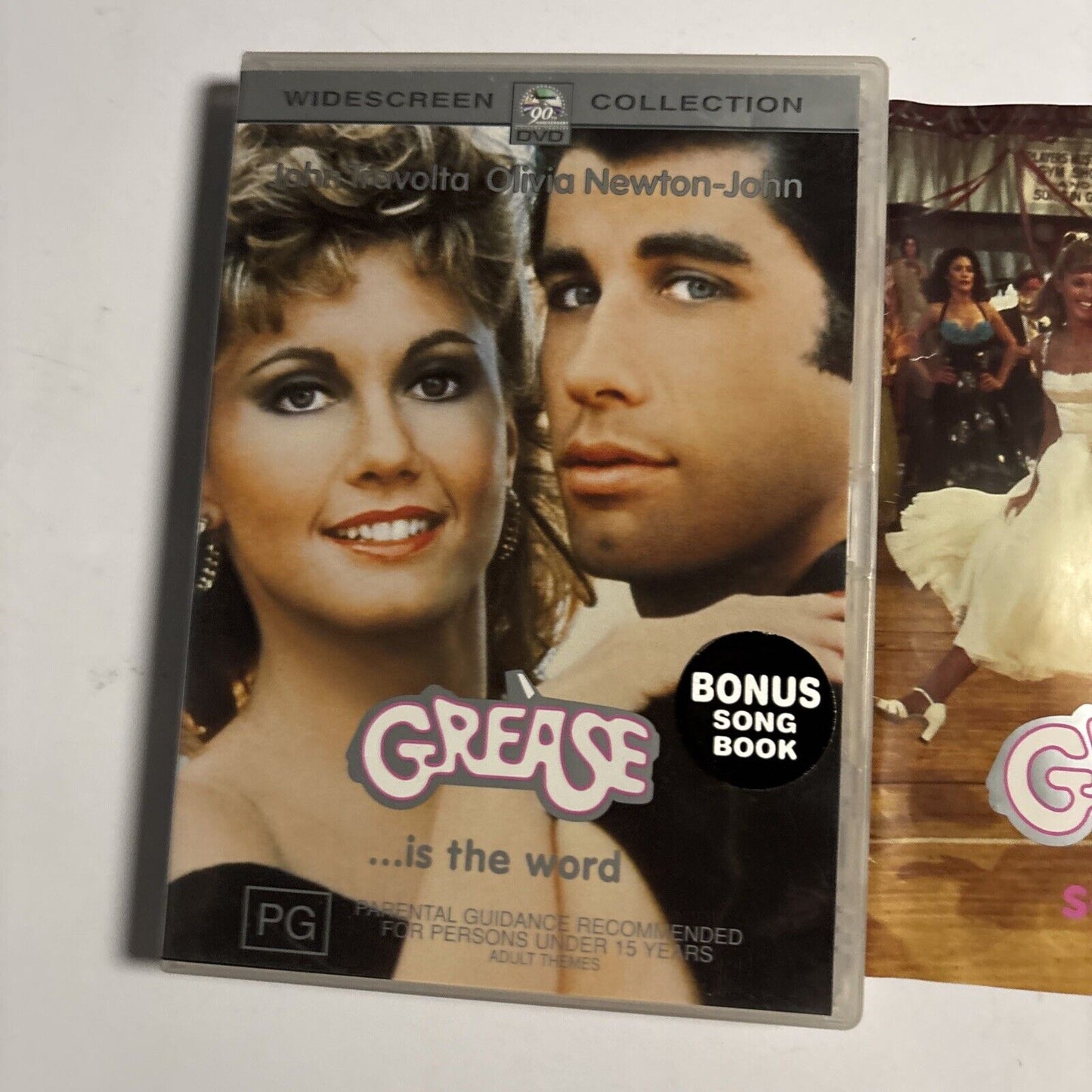 Grease - With Song Book (DVD, 1978) John Travolta, Olivia Newton-John Region 4