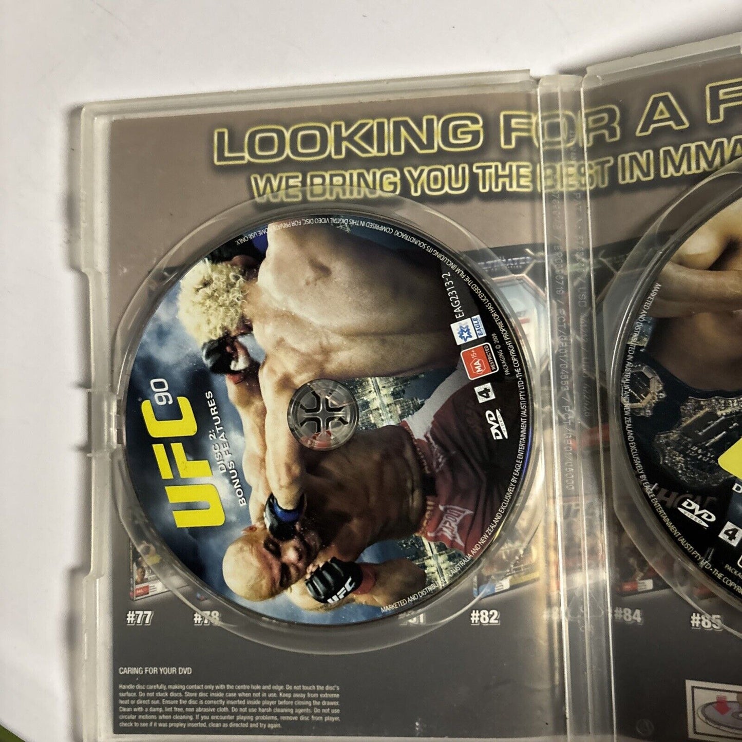 UFC #90 - Silva Vs Cote (DVD, 2008, 2-Disc) Region 4