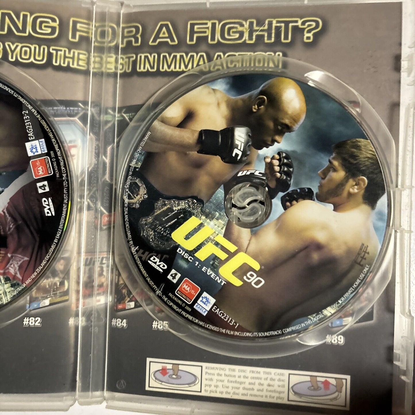 UFC #90 - Silva Vs Cote (DVD, 2008, 2-Disc) Region 4