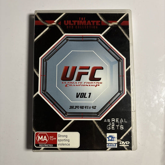 UFC Boxset : Vol 1 - 38,39,40,41,42 (DVD, 2006, 5-Disc) Region 4