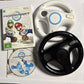 Mario Kart Wii Nintendo Wii With 2 Steering Wheel Manual PAL