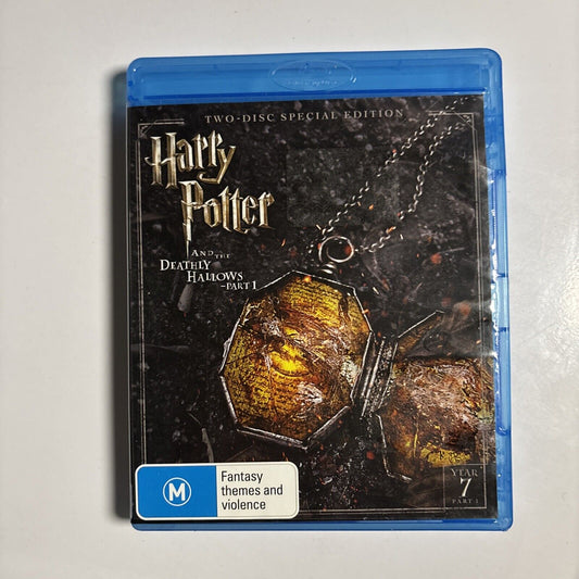 Harry Potter & the Deathly Hallows : Part 1 (Bluray, 2-Disc) Region B Ex-Rental