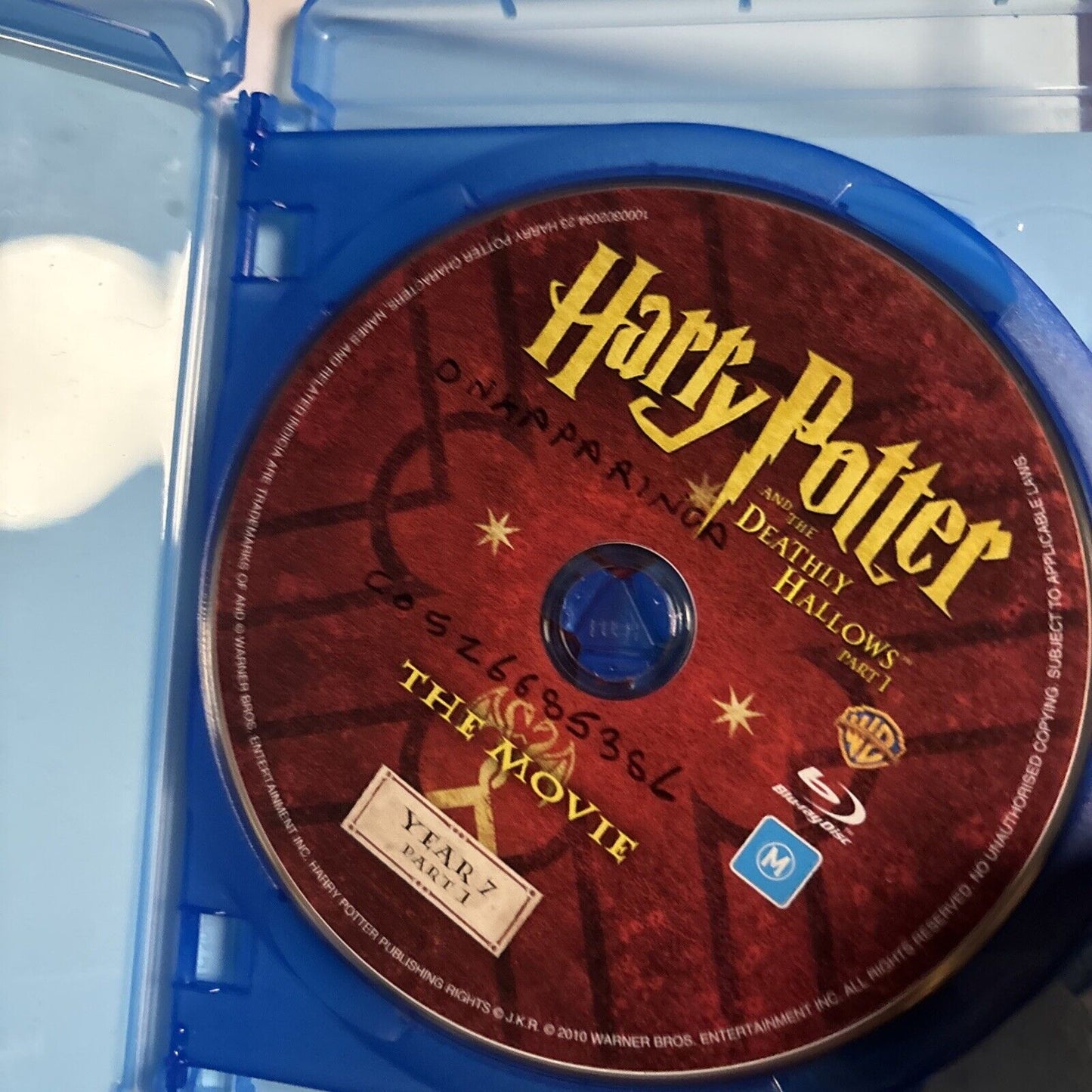 Harry Potter & the Deathly Hallows : Part 1 (Bluray, 2-Disc) Region B Ex-Rental
