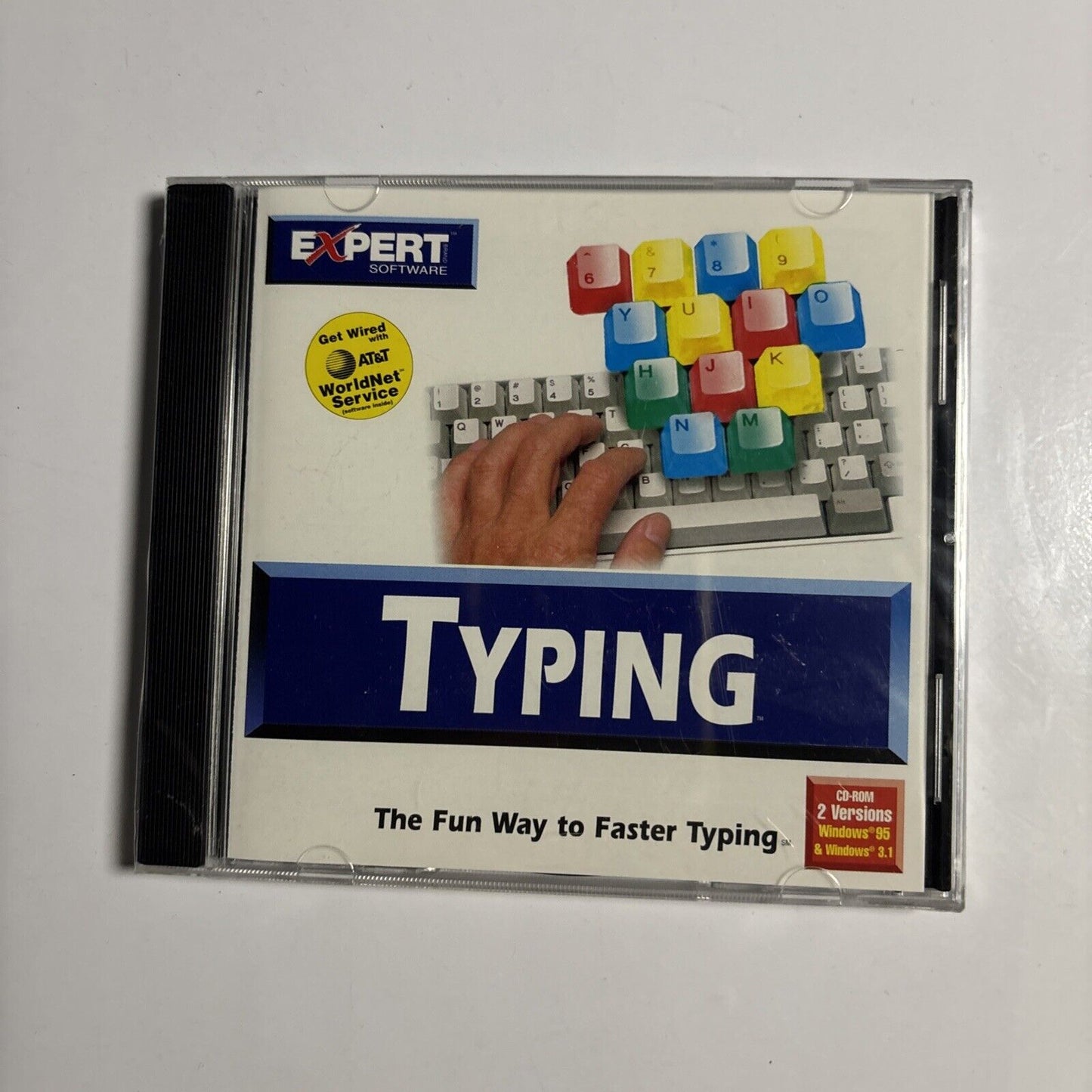 Expert Software: Typing PC CDROM 1996 Win 3.1 95 *New Sealed*