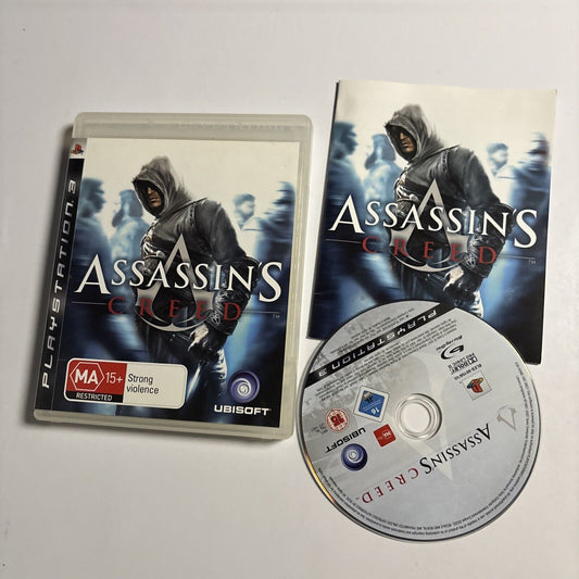 Assassins Creed Sony Playstation 3 PS3 Including Manual