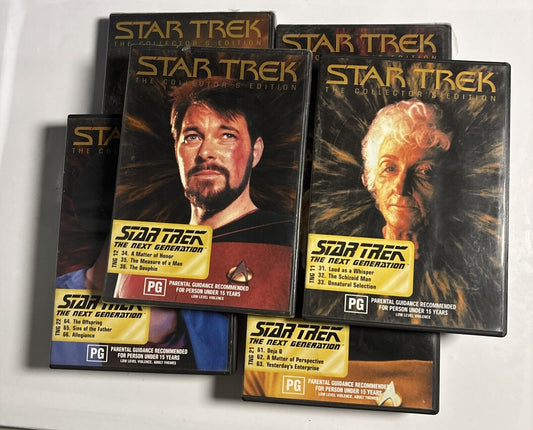 Star Trek The Next Generation: TNG 11,12,21,22,23,25 (DVD, 5-Disc) Region 4