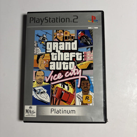 Grand Theft Auto Vice City (Sony Playstation 2 PS2, 2003 PAL)