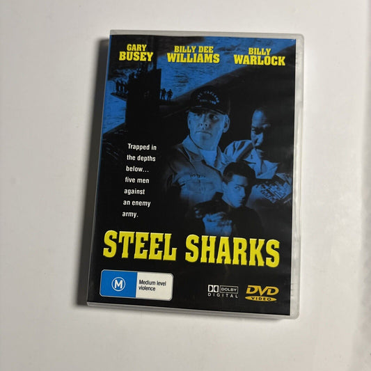 Steel Sharks (DVD, 1997) Gary Busey, Billy Dee Williams NEW All Regions