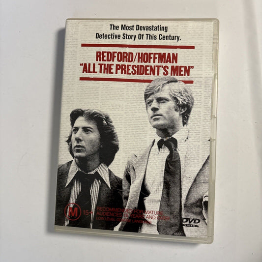 All The President's Men (DVD, 1976) Robert Redford Region 4
