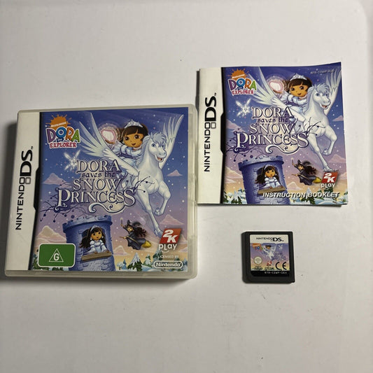 Dora The Explorer Dora Saves The Snow Princess Nintendo DS Manual