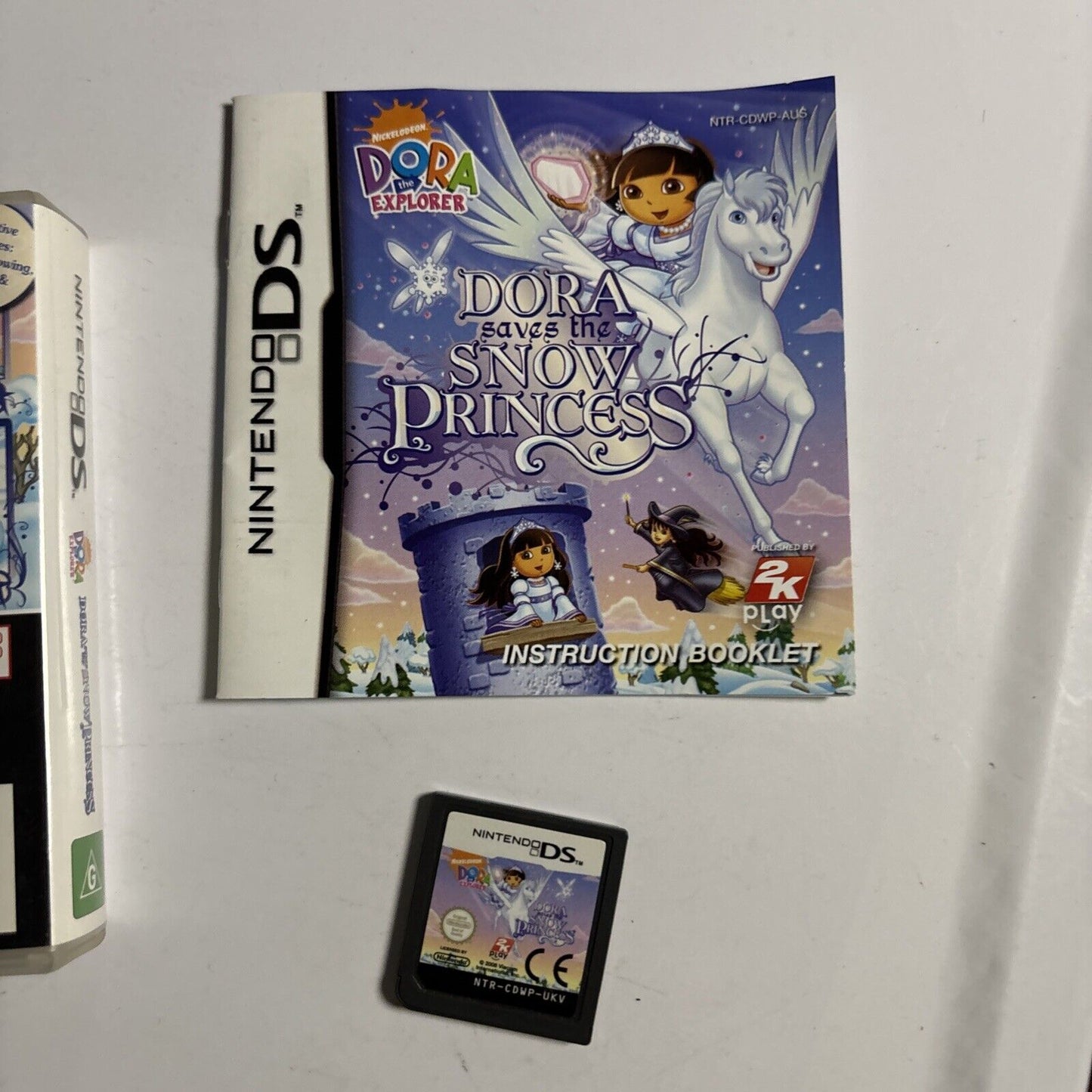 Dora The Explorer Dora Saves The Snow Princess Nintendo DS Manual