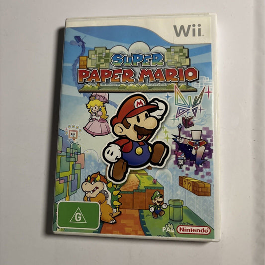 Super Paper Mario (Nintendo Wii, 2007) PAL