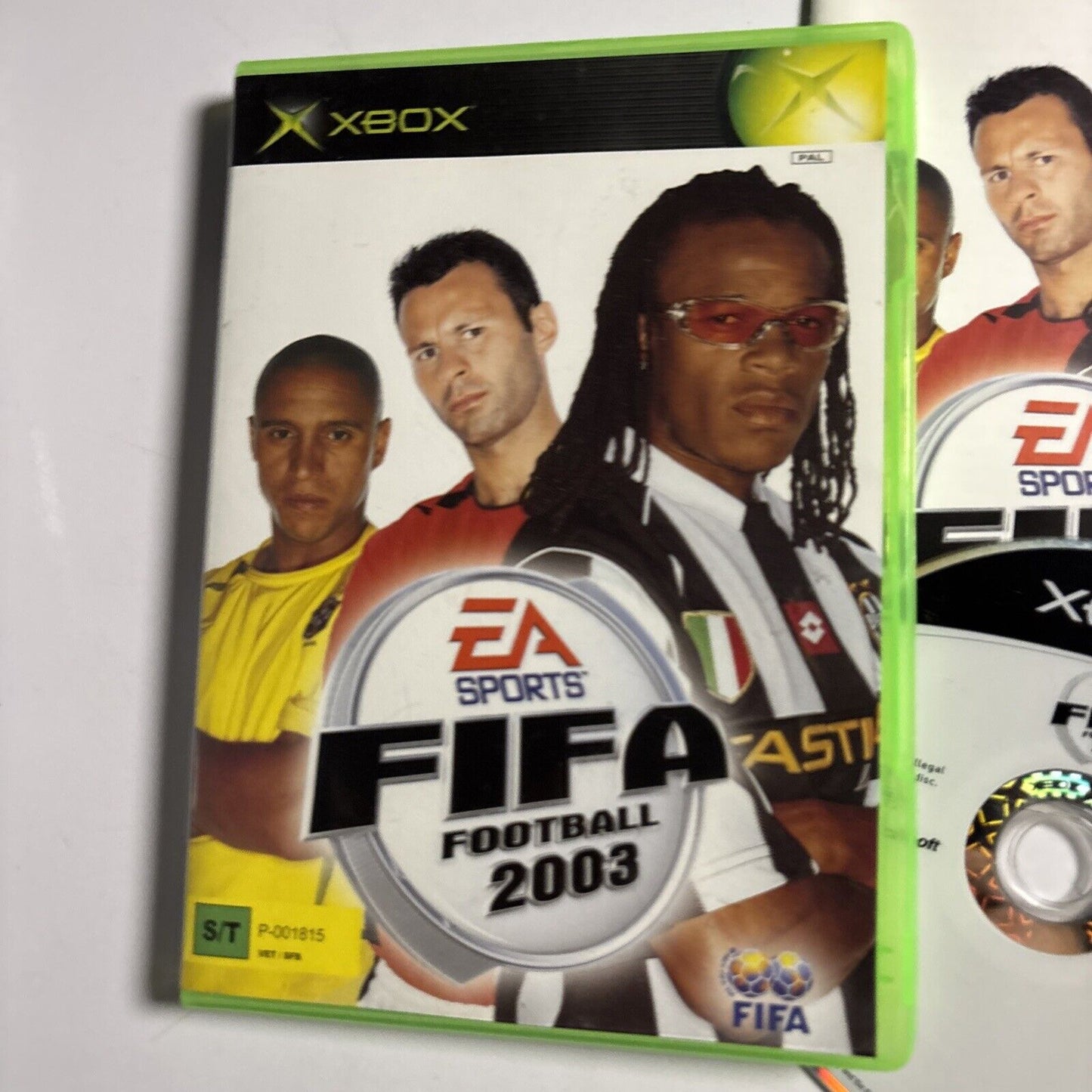 FIFA Football 2003 Microsoft Xbox Original Game PAL Manual