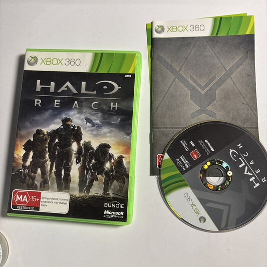 Halo Reach Xbox 360 Game PAL Manual