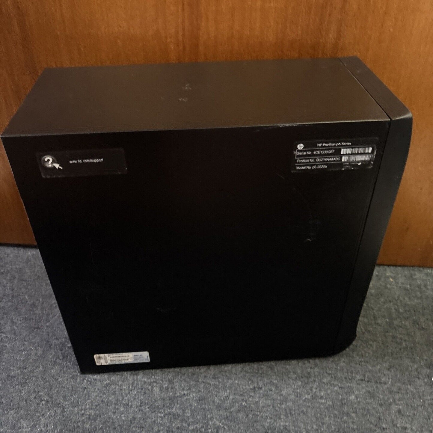 HP Pavilion P6-2020a Pentium Dual Core E5200 3GB RAM 160GB HDD DVD Drive Win 7