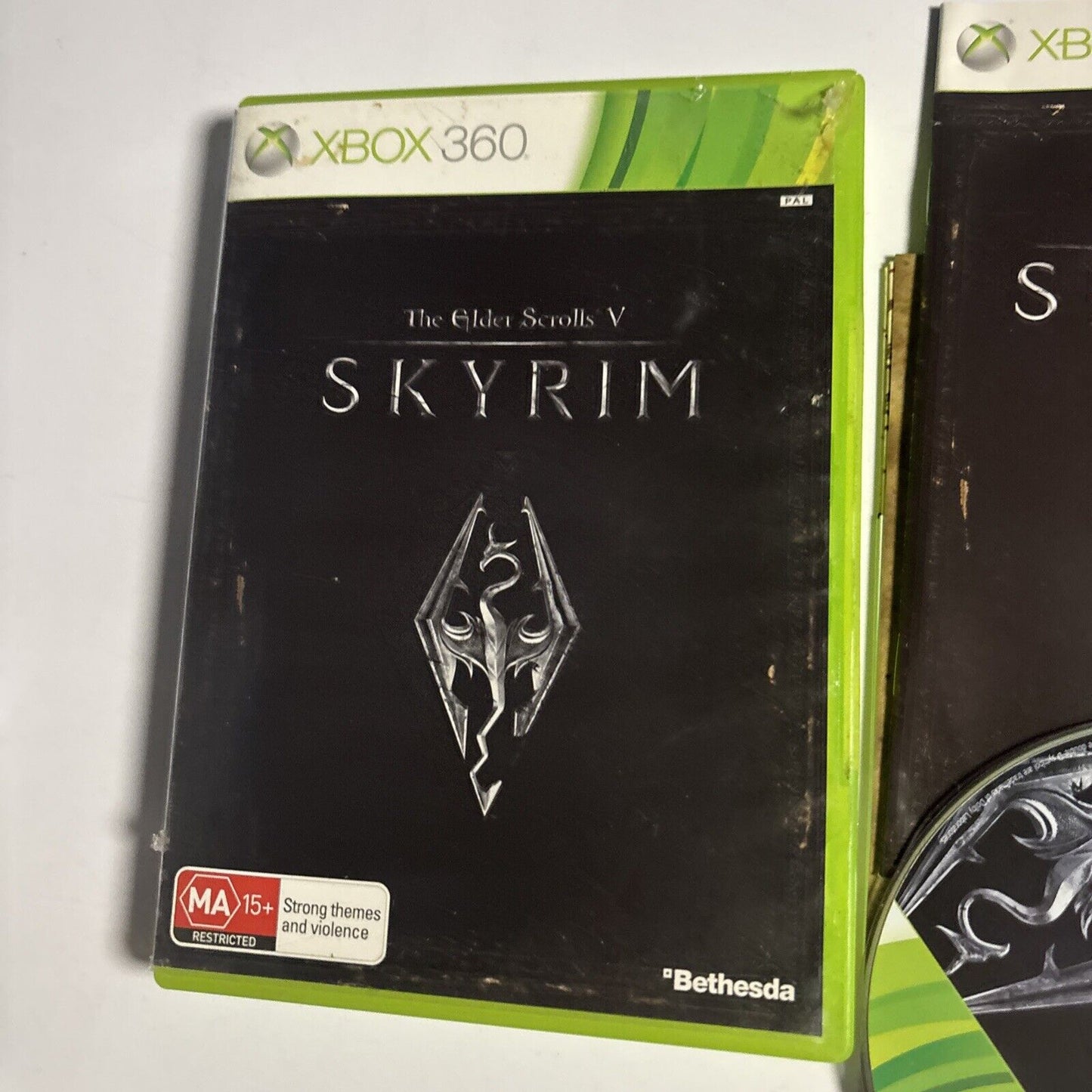 The Elder Scrolls V (5) Skyrim - Xbox 360 *Complete* W Map, PAL