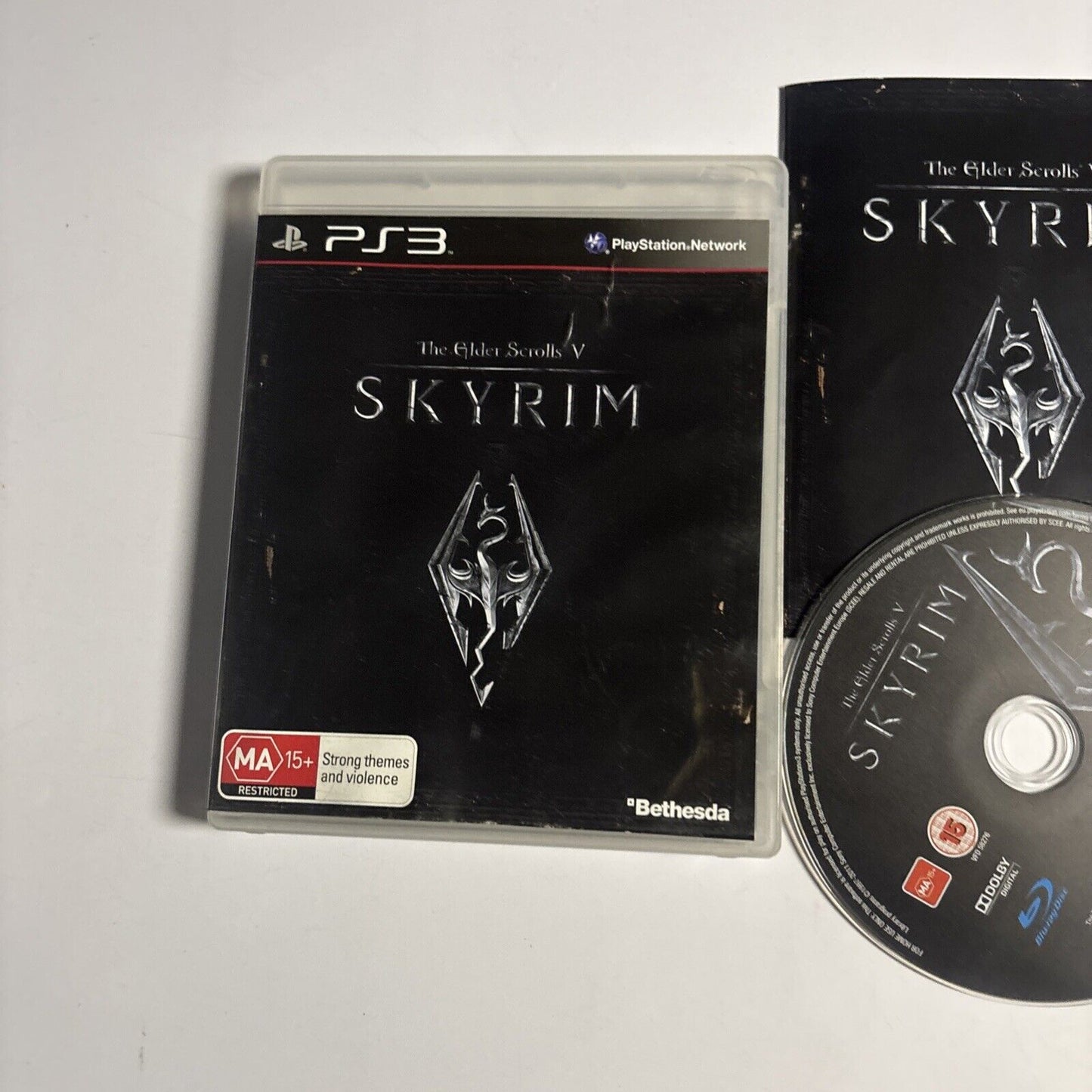 The Elder Scrolls V Skyrim - Sony PlayStation 3 Game PS3 Manual