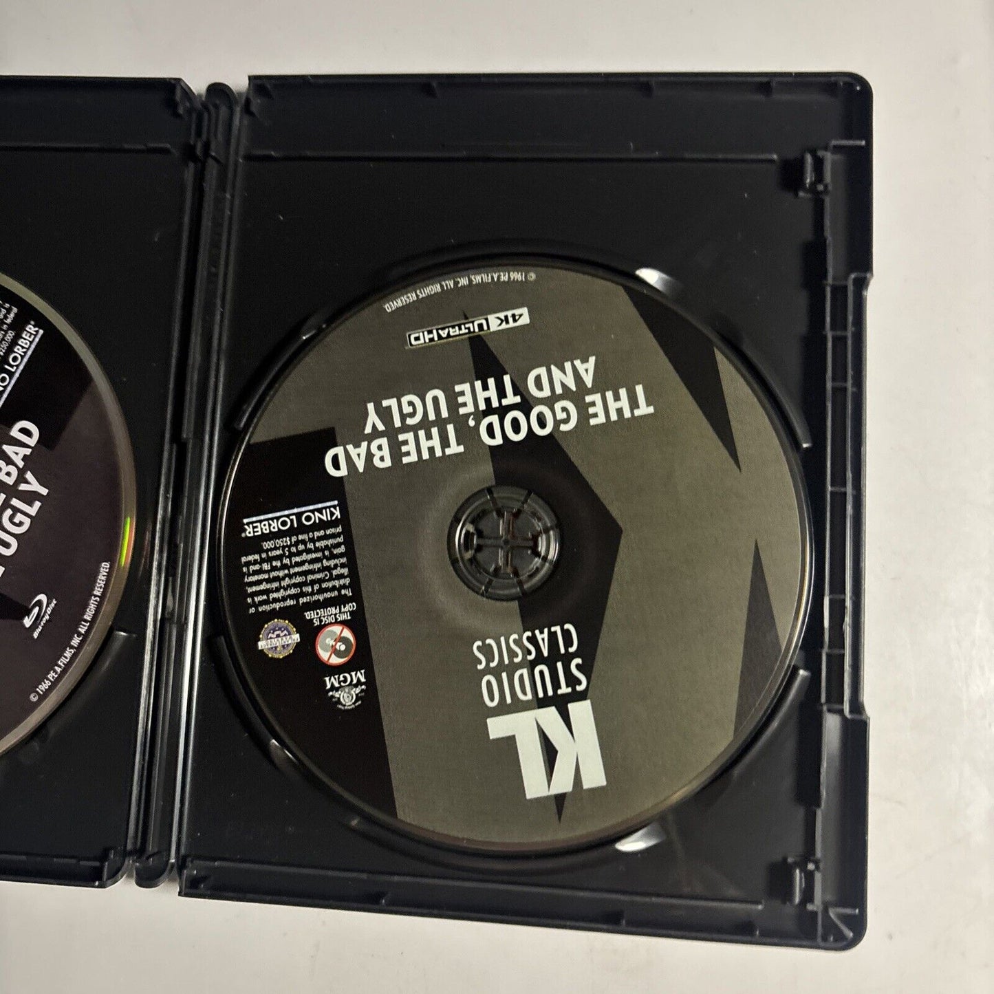 The Good, the Bad and the Ugly (4K UHD Blu-ray, 2021, 2-Disc) Region A
