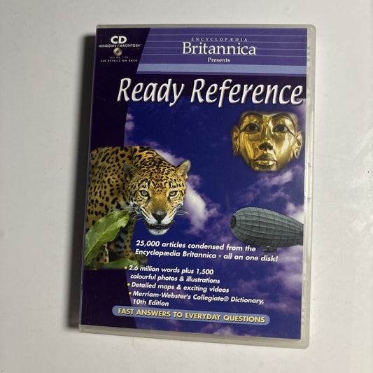 Encyclopaedia Britannica: Ready Reference PC Mac CDROM