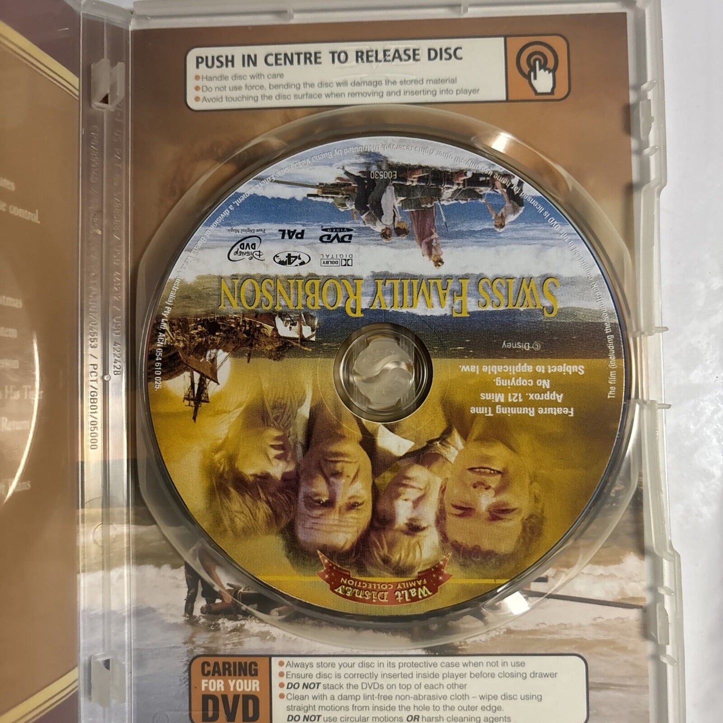 Swiss Family Robinson (DVD, 1960) Dorothy Mcguire, John Mills Disney Region 4