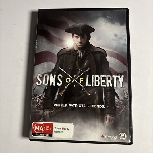 Sons of Liberty (DVD, 2014, 2-Disc) Ryan Eggold, Rafe Spall Region 4