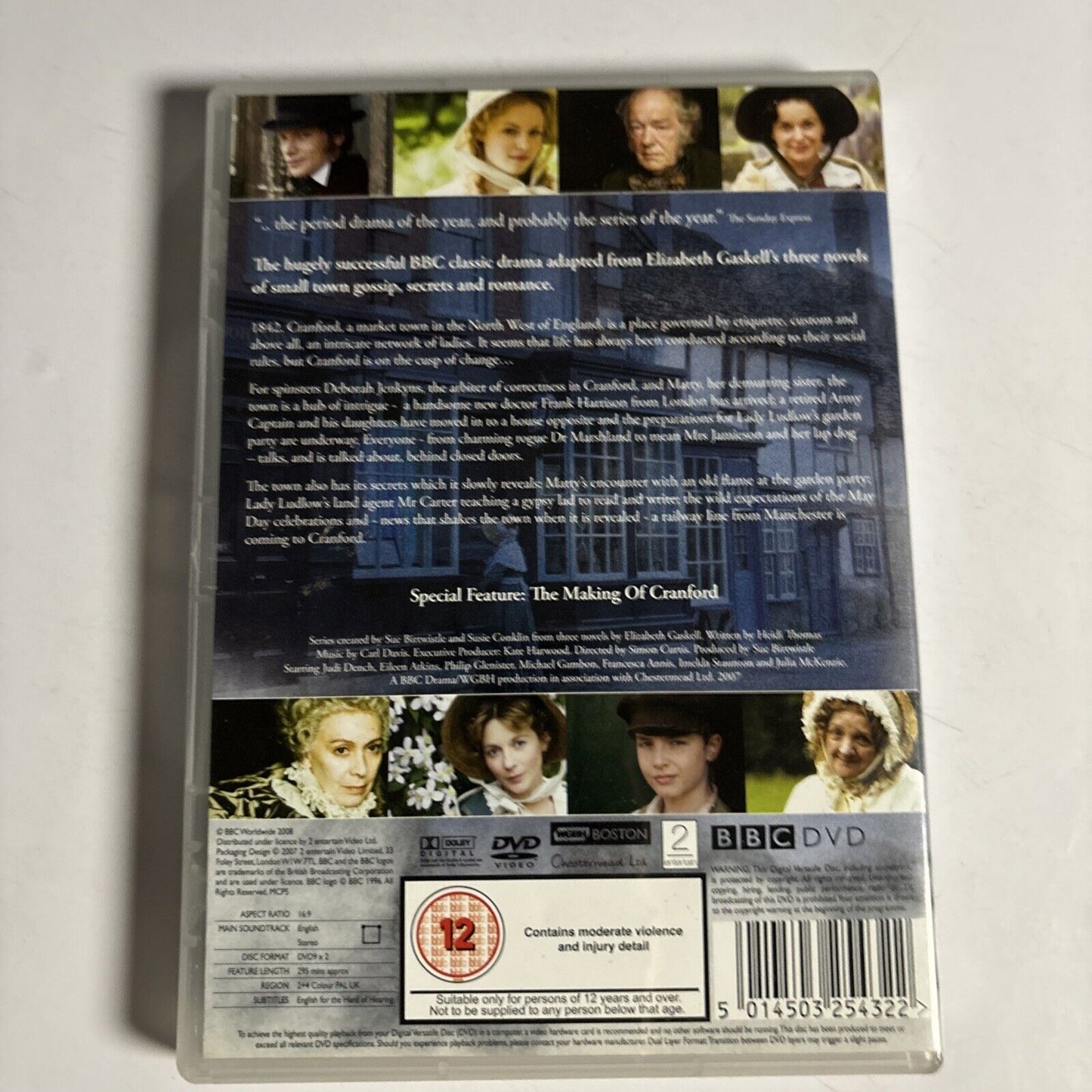 Cranford (DVD, 2007, 2-Disc) Judi Dench, Michael Gambon BBC Region 4 &2