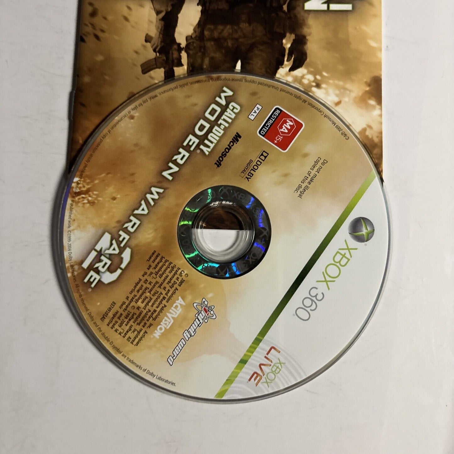 Call of Duty: Modern Warfare 2 - Xbox 360 Manual PAL