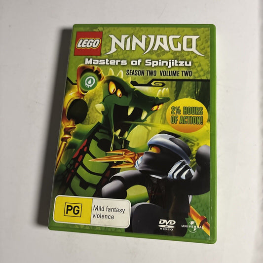 Lego Ninjago - Masters of Spinjitzu : Series 2 : Vol 2 (DVD, 2011) Region 4 &2