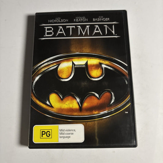 Batman (Special Edition, DVD, 1989) Michael Keaton, Jack Nicholson Region 4