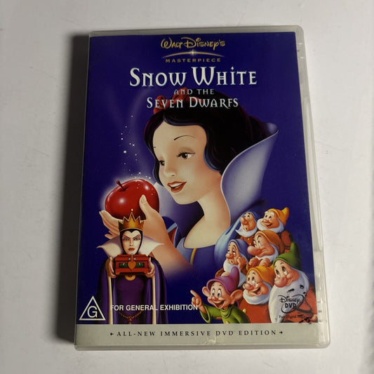 Snow White and the Seven Dwarfs (DVD, 1937) Disney Region 4