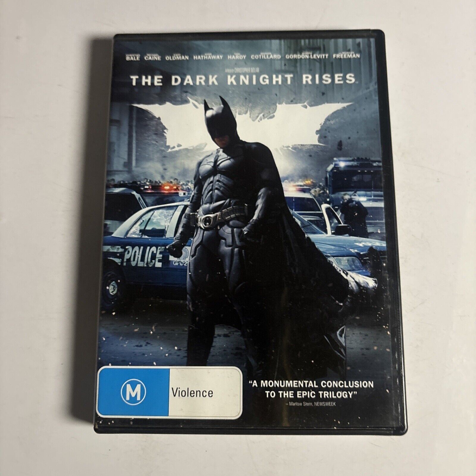 The Dark Knight Rises (DVD, 2012) Christian Bale, Tom Hardy NEW Region ...