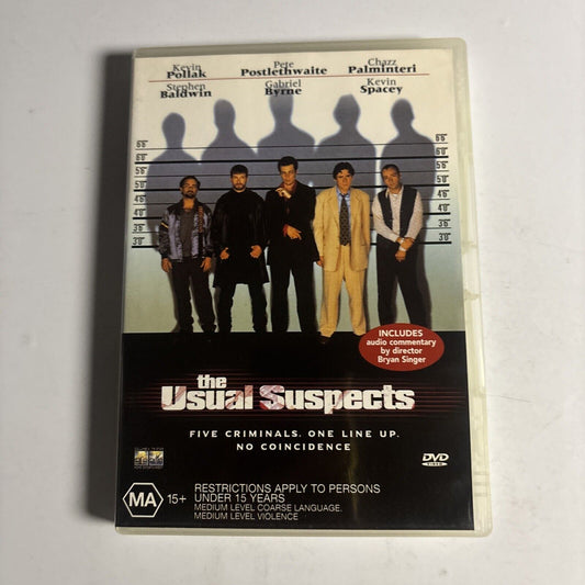 The Usual Suspects (DVD, 1995) Kevin Spacey, Chazz Palminteri Region 4