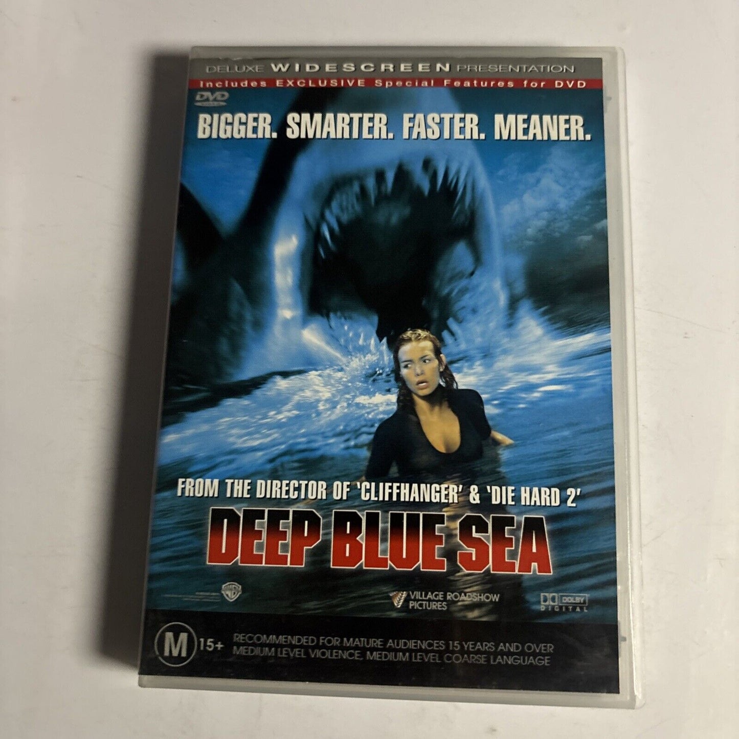 Deep Blue Sea (DVD, 1999) Samuel L Jackson, LL Cool J Region 4