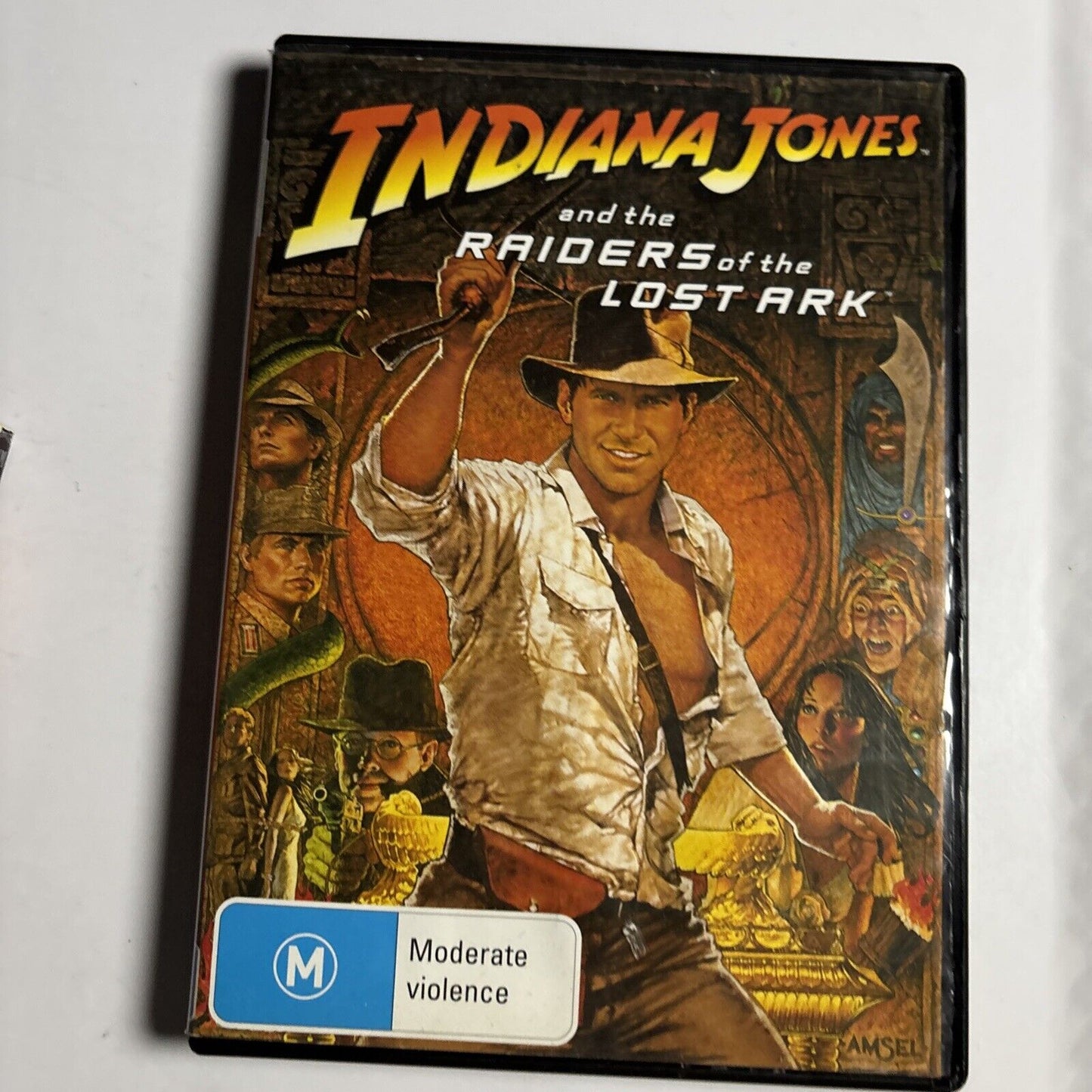 Indiana Jones and the Raiders of the Lost Ark (DVD, 1981) Harrison Ford Region 4