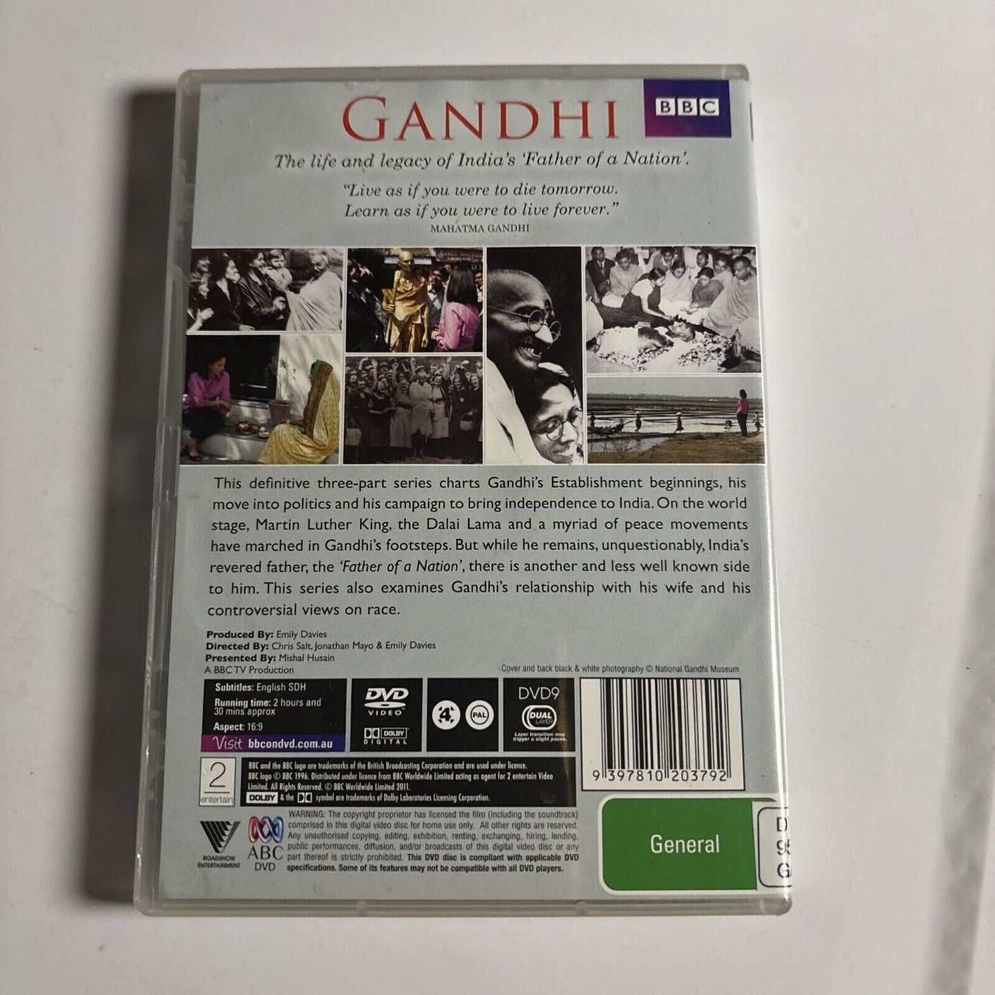 Gandhi (DVD, 2009) BBC Documentary Region 4
