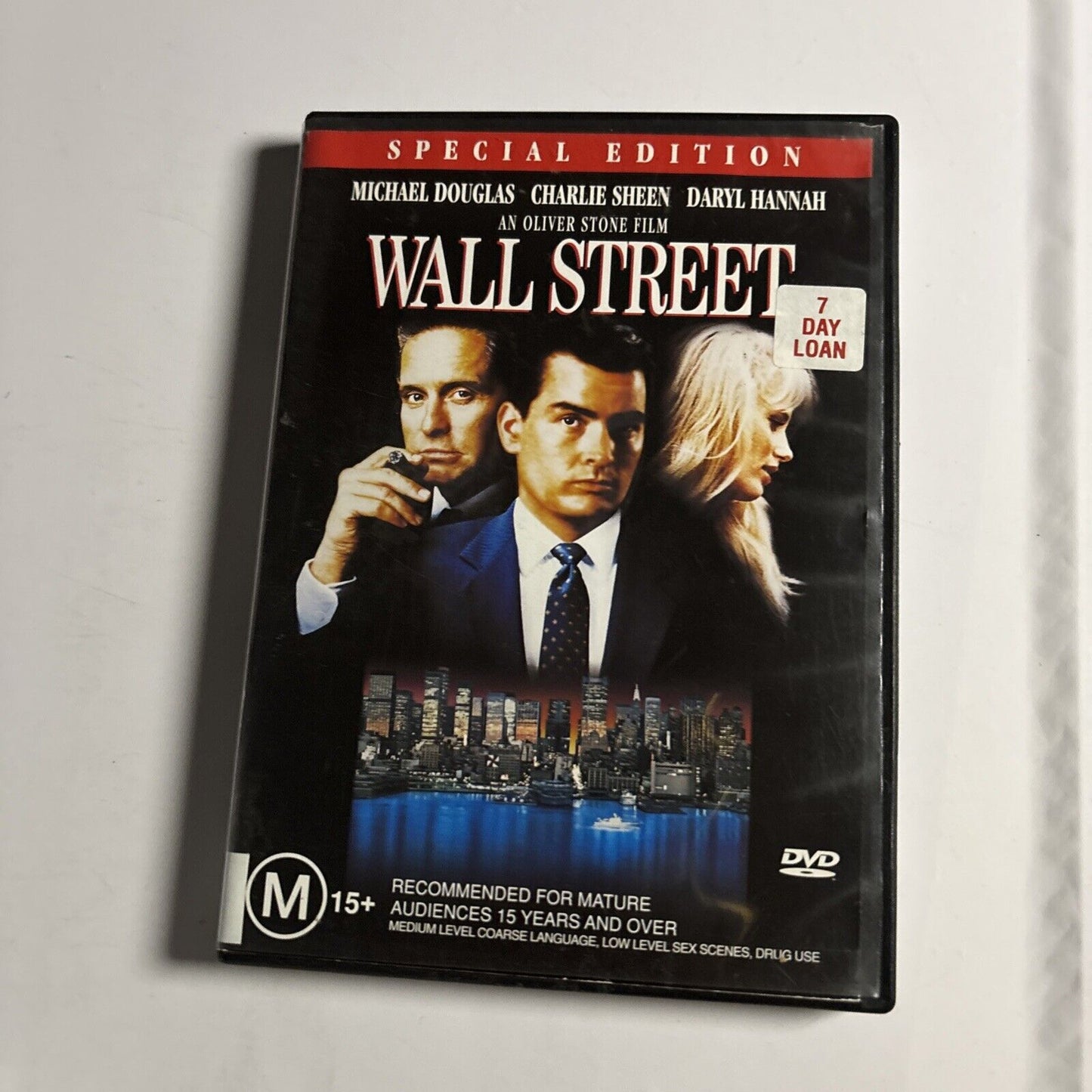 Wall Street (DVD, 1987) Michael Douglas, Charlie Sheen Region 4 Ex-Rental