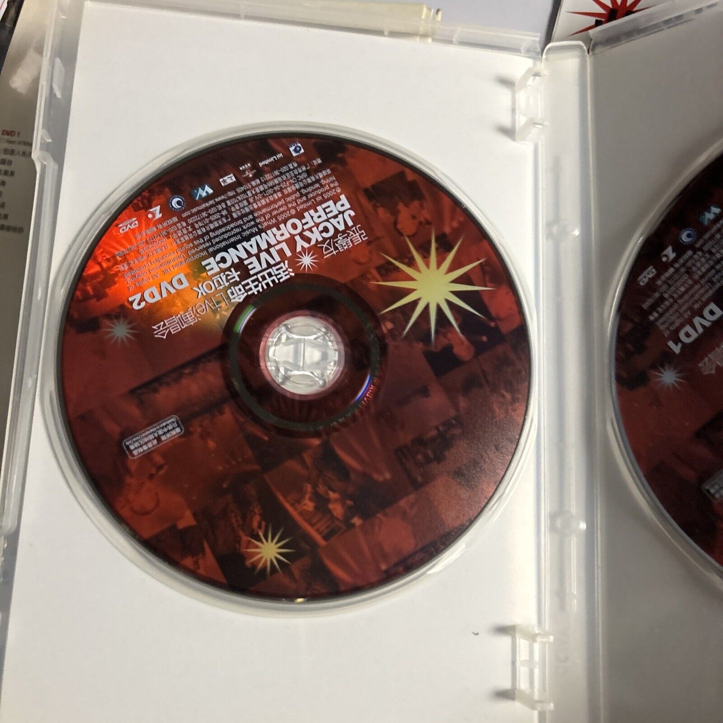 Jackie Cheung Live Performance 2DVD (DVD, 2005) All Regions