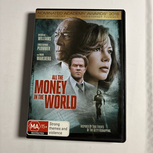 All the Money in the World (DVD, 2017) Michelle Williams, Mark Wahlberg Region 4