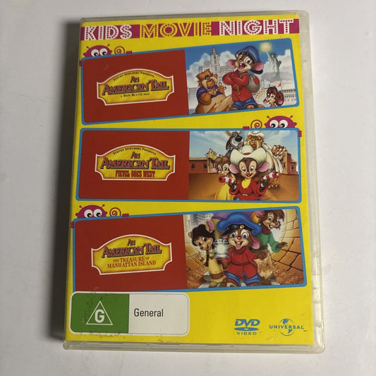 An American Tail / Fievel Goes West / the Treaure of Manhattan Island DVD