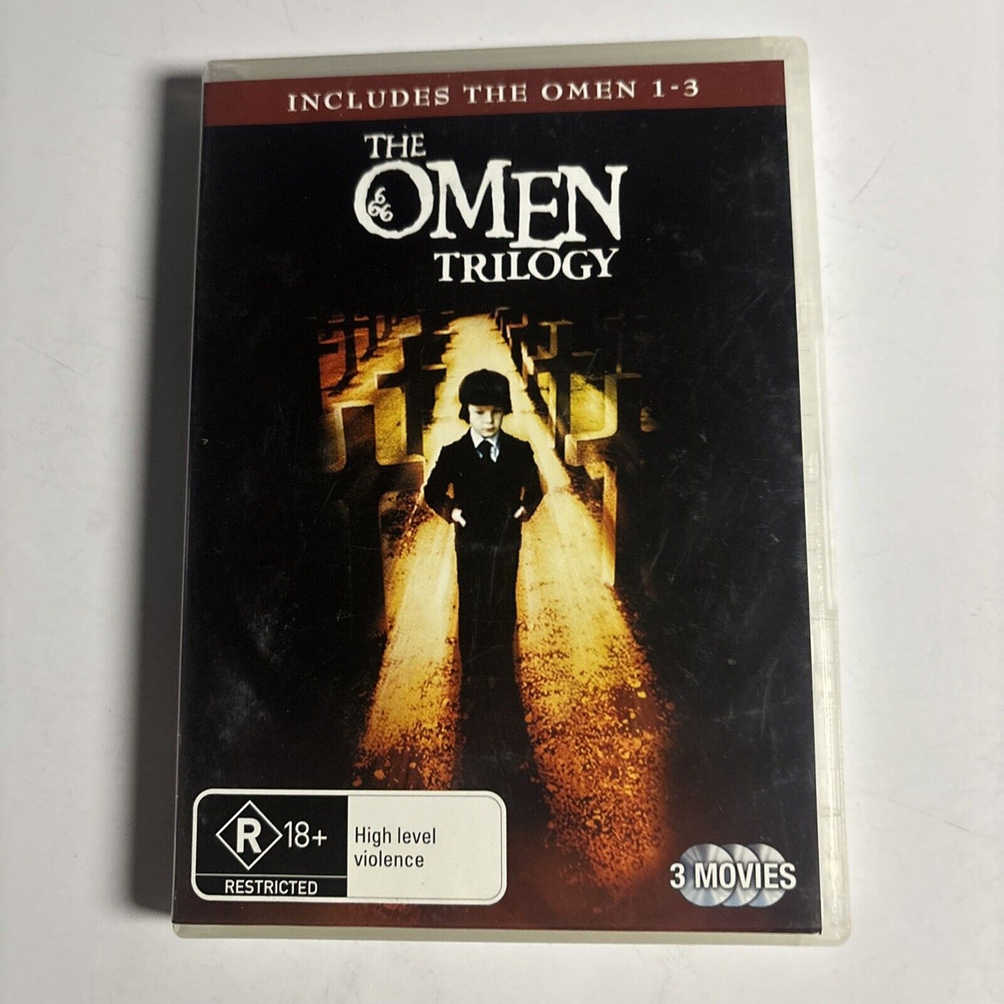 The Omen Trilogy 1,2,3 (DVD, 1981, 3-Disc) Region 4