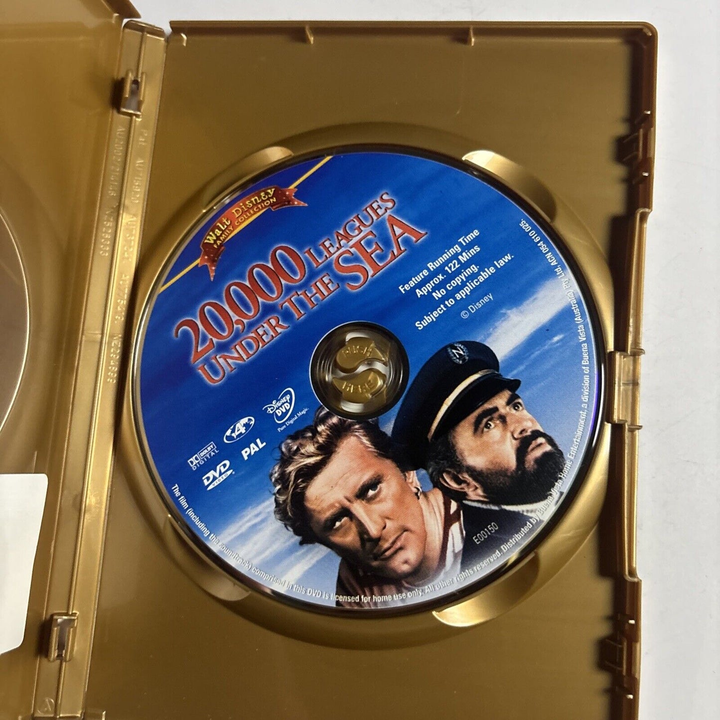 20000 Leagues Under The Sea (DVD, 1954) Kirk Douglas, Paul Lorre Region 4