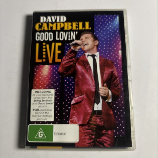 David Campbell - Good Lovin' Live (DVD, 2009) All Regions