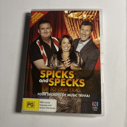 Spicks and Specks - Up to Our Eras (DVD, 2008) Region 4
