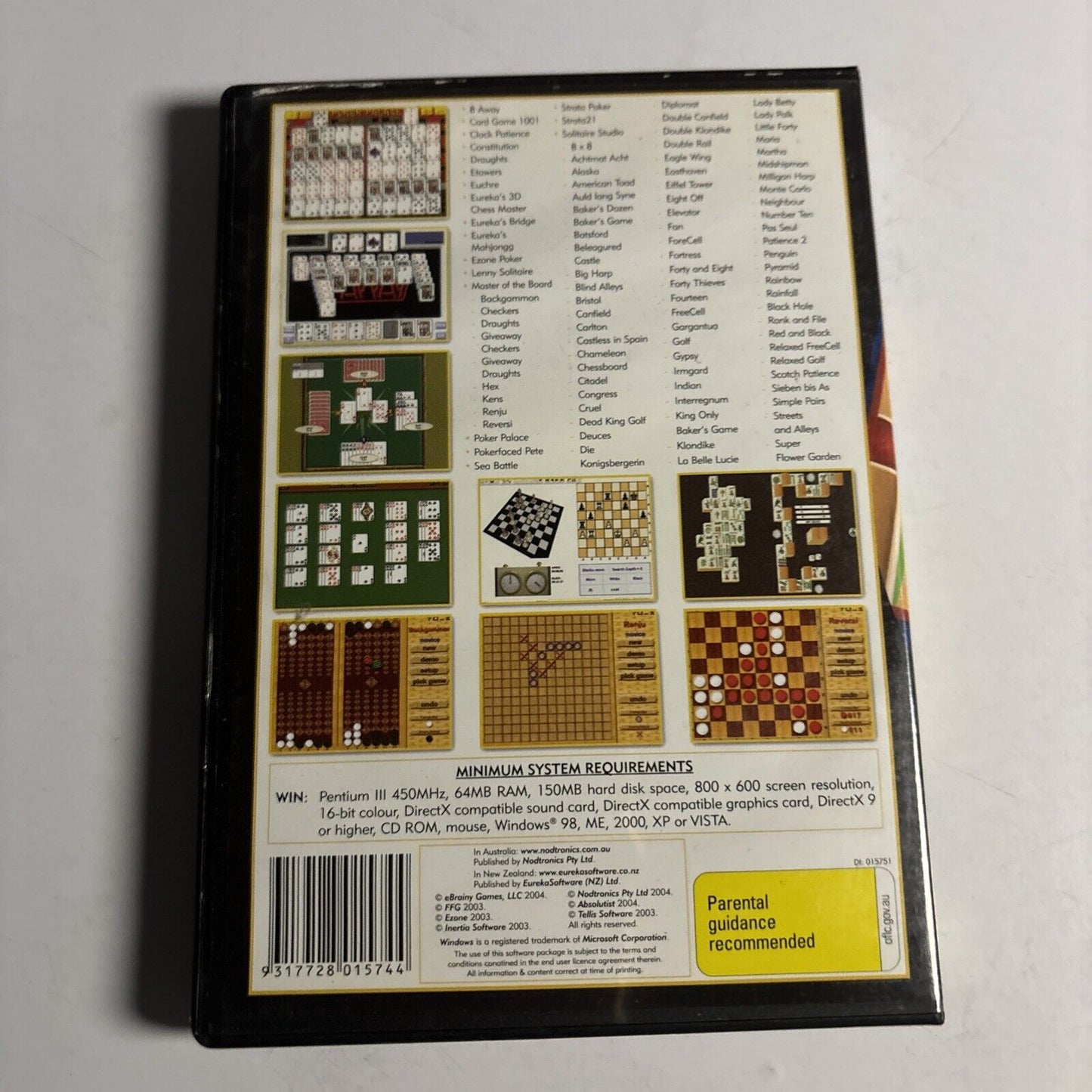 101 Card & Board Games for Windows PC (CD-ROM) - 2004