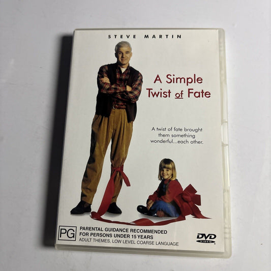 A Simple Twist of Fate (DVD, 1994) Steve Martin NEW Region 4