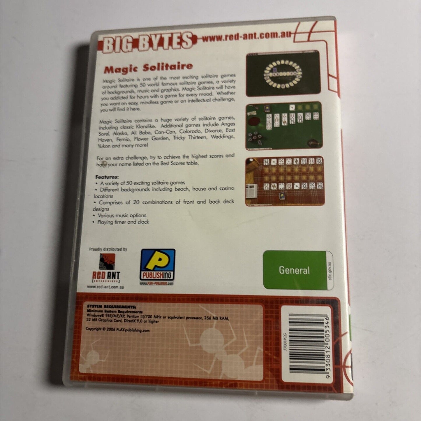 Magic Solitaire PC CDROM