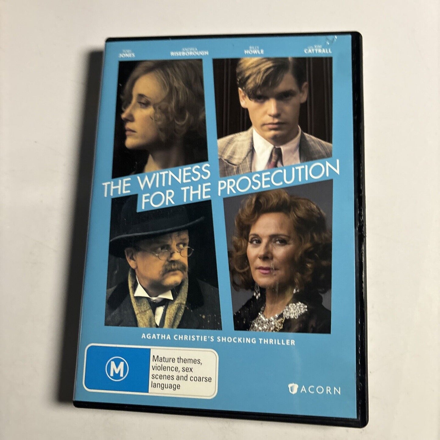 The Witness for the Prosecution (DVD, 2016) Toby Jones, Kim Cattrall Region 4
