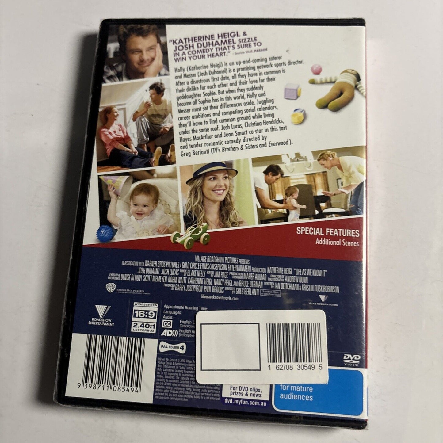 Life As We Know It (DVD, 2010) Katherine Heigl, Josh Duhamel NEW Region 4