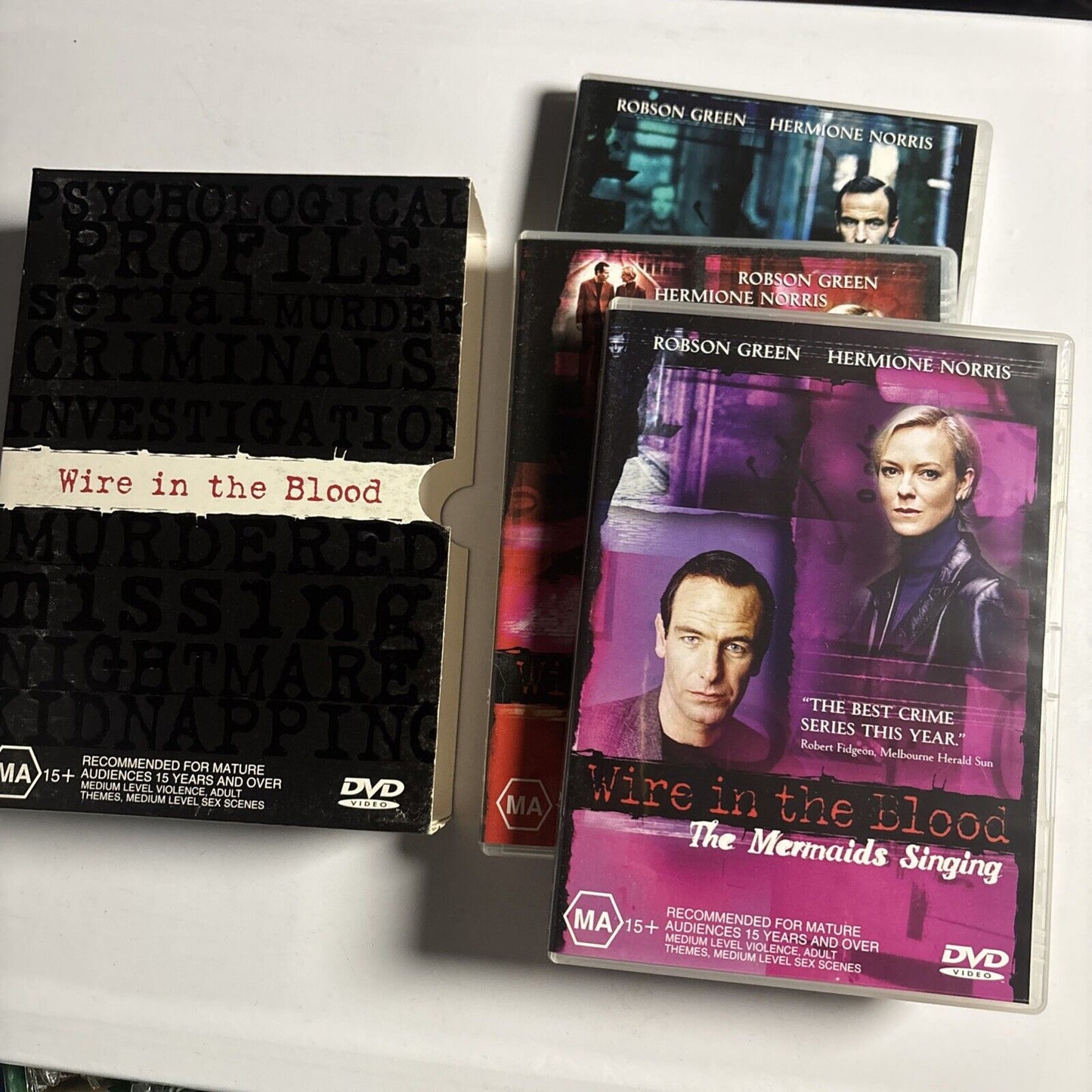 Wire in the Blood : Series 1 (DVD, 2003, 3-Disc) Robson Green Region 4