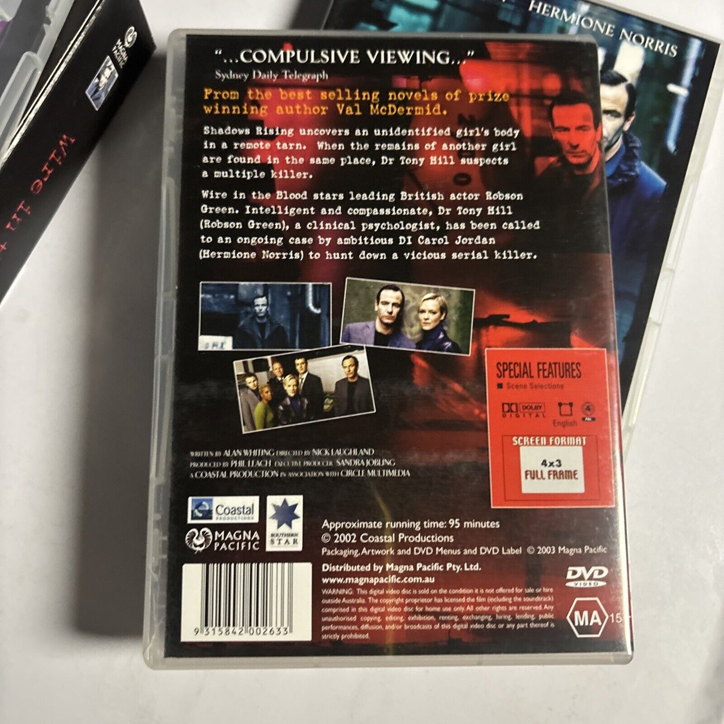 Wire in the Blood : Series 1 (DVD, 2003, 3-Disc) Robson Green Region 4